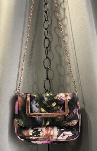 TED BAKER Floral Convertible Cross Body Mini Handbag - Picture 1 of 5