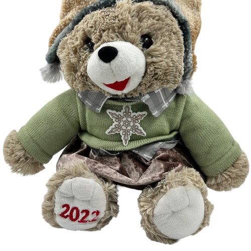 Holiday Snowflake Teddy Plush Teddy Bear Girl Christmas Stuffed Animal 2022 - Picture 5 of 13