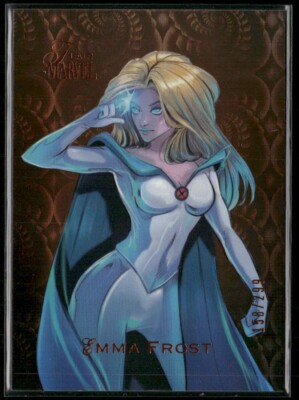2023 Marvel Flair Fall Parallel /299 #63 - Emma Frost - 158/299