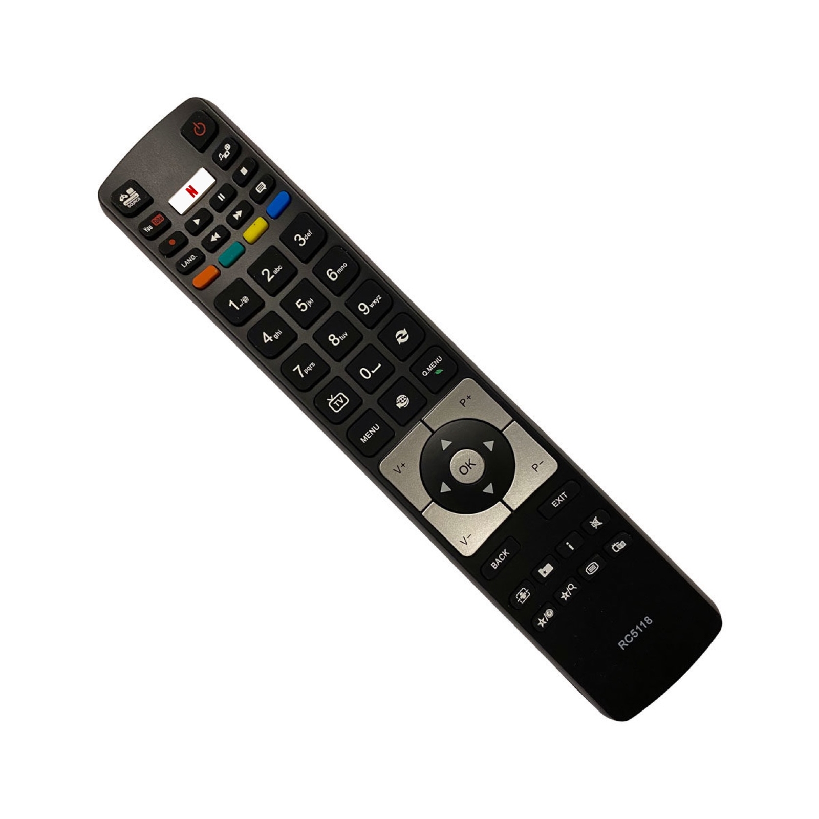 Thumbnail - Ersatz Tv Fernbedienung Für Telefunken Celed55b3 Fernseher