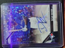 2021 Bowman Platinum Auto ice No TOP-99  /50 Dasan Brown