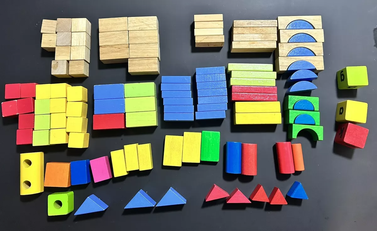 Plain building best sale blocks