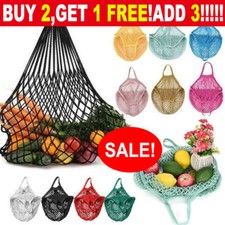 Mesh Net Turtle Bags String Shopping Bag Reusable Storage Handbag Tote Unisex