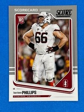 2018 Score Rookies Harrison Phillips ScoreCard #440 Stanford Rookie RC