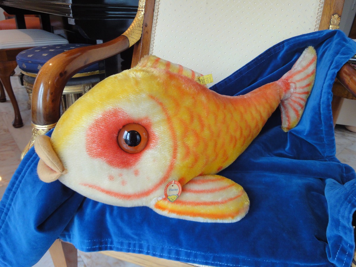 【お魚 フグ Zappy Fisch】ヴィンテージ シュタイフ s-l1200.jpg