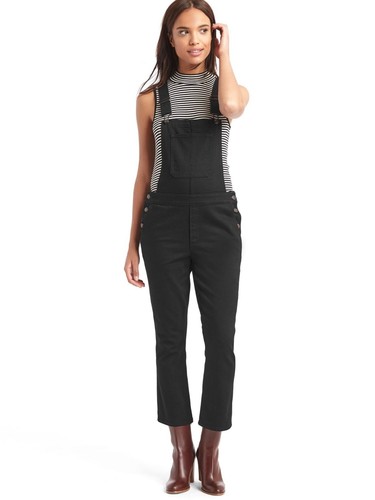 Black denim Jean Overalls size 