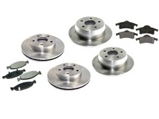 Bremsscheiben + Beläge vorne + hinten Teves Jeep Grand Cherokee WJ 99-04