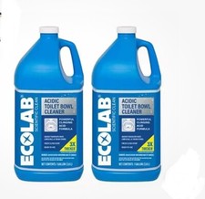 1 Gal. Acidic Toilet Bowl Cleaner and Limescale Remover for Bathroom Toilets 2pk