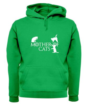 Katzenmutter - Hoodie / Pullover für Erwachsene - Katze lustig TV-Serie Crazy Lady Love