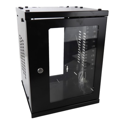 8U Minimedia Soho Metall Wand Schrank für 25.4cm Daten / Rack Montage 300mm Tief