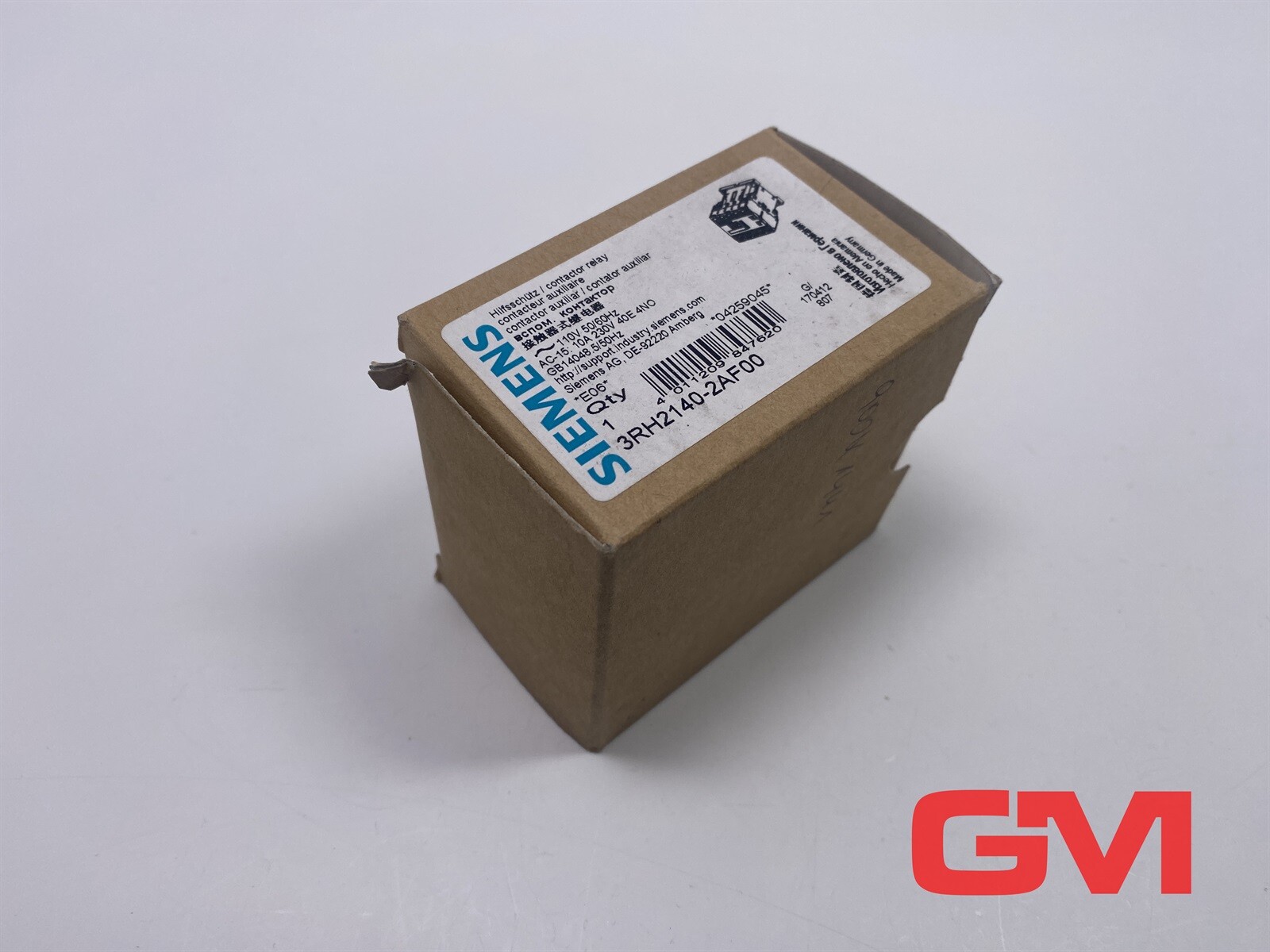 Siemens Auxiliary Contactor 3RH2140-2AF00 Relay 110V 50/60Hz 4NO