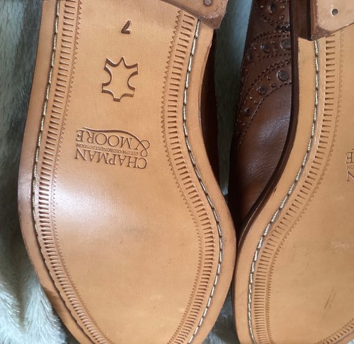 Chapman And Moore Stunning Mens Brogue, Size 7, Cost £185, Absolute Bargain! - Picture 12 of 16