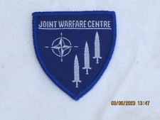 Joint Warfare Centre ,Stavanger Norway , Badge,TRF, Patch, 50x57mm, NATO