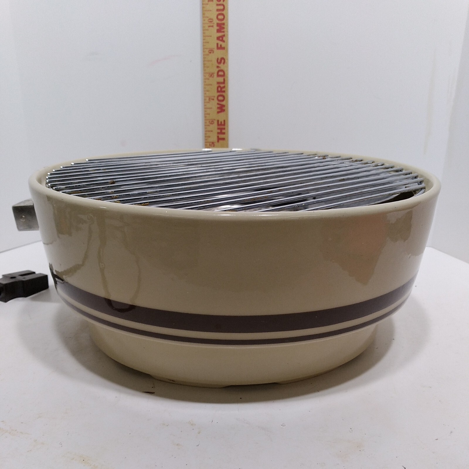 Vtg Sears Kenmore CHARBQUE Indoor Electric BBQ Grill 48369 Ceramic