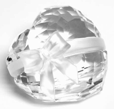 Swarovski Crystal Sweet Heart with Bow 210035 Sweetheart with Bow
