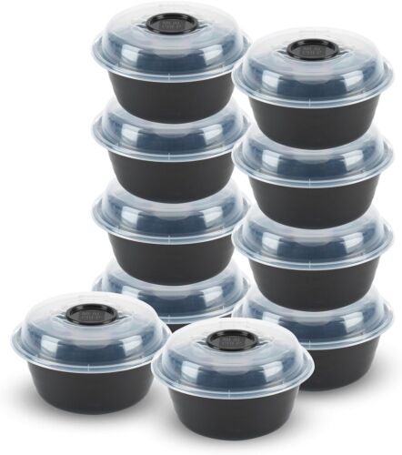 BPA Free Meal Prep Bowl Container,Set of 10, Microwave & Dishwasher,Food Storage