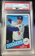 2020 Topps Update Gavin Lux  PSA 9 1985 35th Anniversary #85TB19 Dodgers