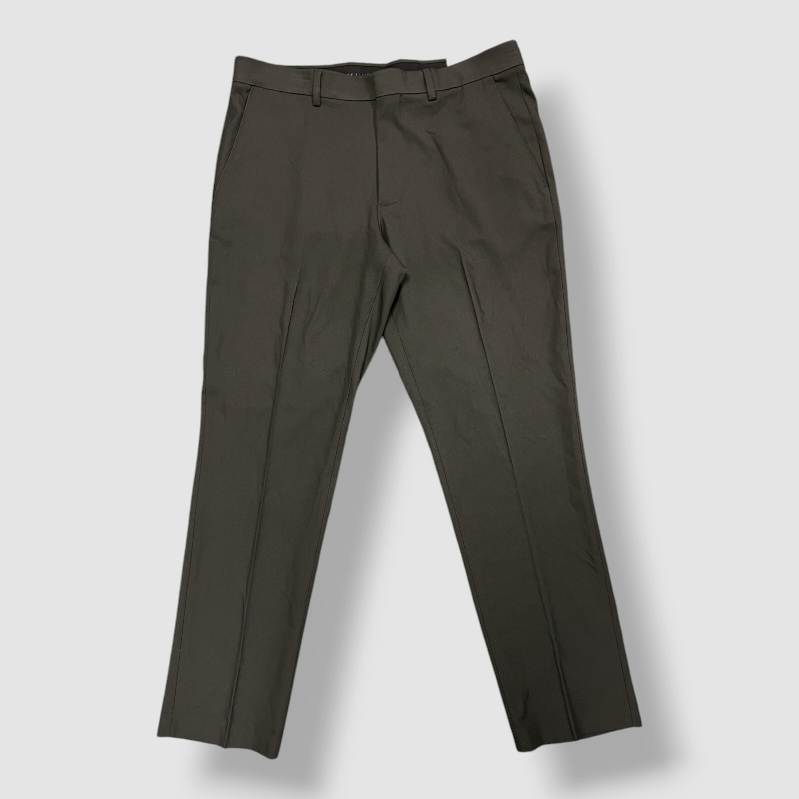 Perry Ellis Portfolio Mens Black Slim-Fit Golf Pants Size 33W 29L