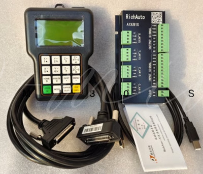 1PC RichAuto-A18E English version 6m wire 4-axis controller CNC