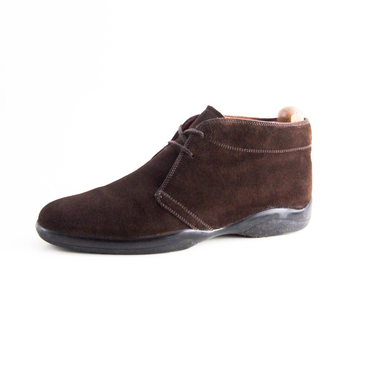 Bally Chukka Ankle Boots Brown Suede Mens Shoe Size US 9.5 D  display picture 2