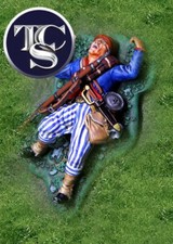 THE COLLECTORS SHOWCASE TIGER ZOUVE WOUNDED CS01137 FREE USA SHIPPING