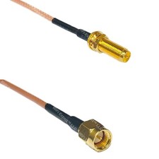 RG316 RP-SMA Female Long to SMA MALE RF Cable Rapid-SHIP LOT