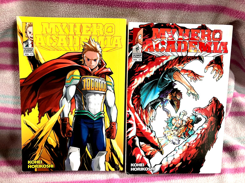 My Hero Academia Manga Bundle Set Volumes 17 & 18 Lemillion Overhaul Arc Eri Viz