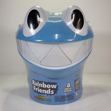 Rainbow Friends Cyan Head Collector Bundle Mystery Action Figure Plush Stickers