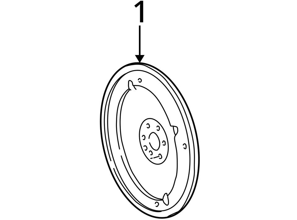 Volante/placa flexible transmisión automática 7,3 L para camioneta Ford E350 95-03 2160228 Foto 4 de 4