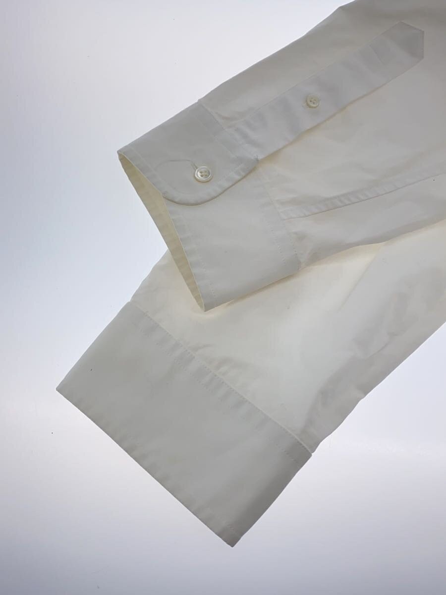 BALENCIAGA Long Sleeve Shirt, Size 34, Cotton, White, 492287 TWB04 thumbnail 6