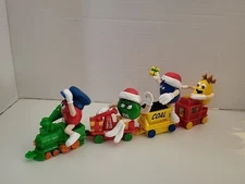 M&M's Character Train Lot Of 4 Series 1 #1,#5,#6, Caboose