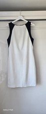 Black And White Mango Dress Size L In Excellente Condition
