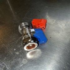 WASHING MACHINE TAP / DISHWASHER STRAIGHT 15MM X 3/4"  D14 hose connection valve