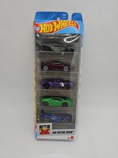Hot Wheels 2025 HW Motor Show 5-Pack Ferrari SF90 Aston Ford Lamborghini Lotus .