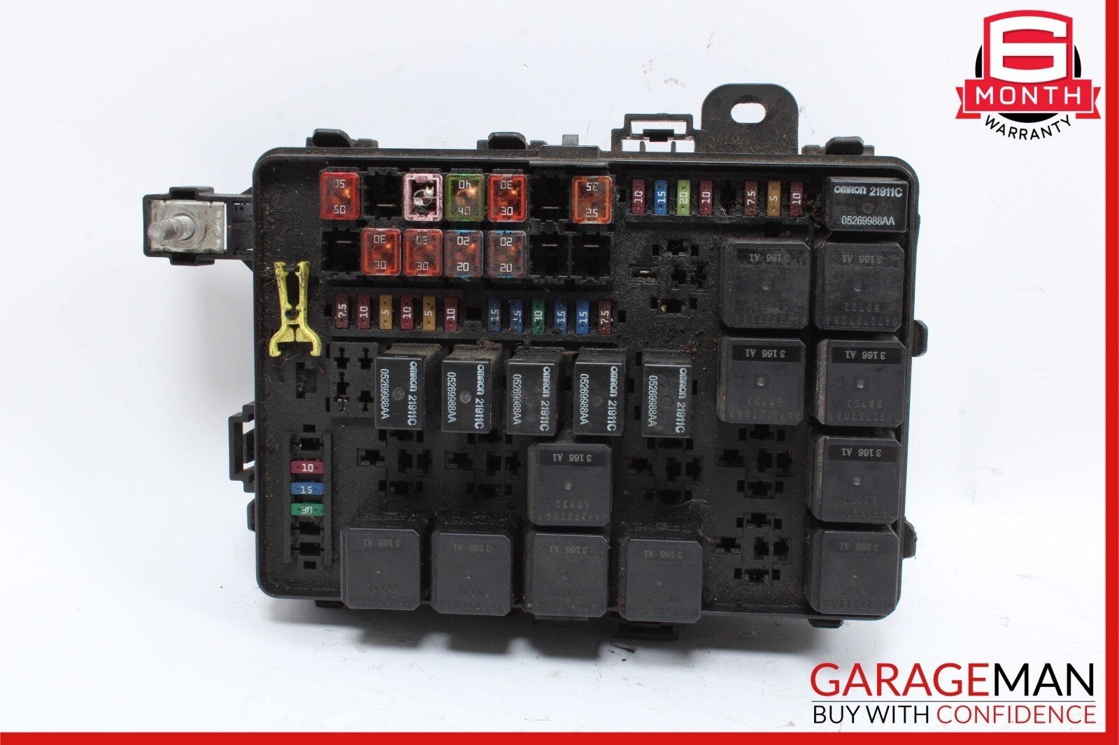14-17 Maserati Ghibli M157 Engine Fuse Box Battery Relay Assembly OEM
