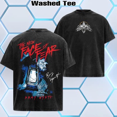 WWE 2026 - Bray Wyatt  - The Face Of Fear Wash Tee - Unisex Tshirt