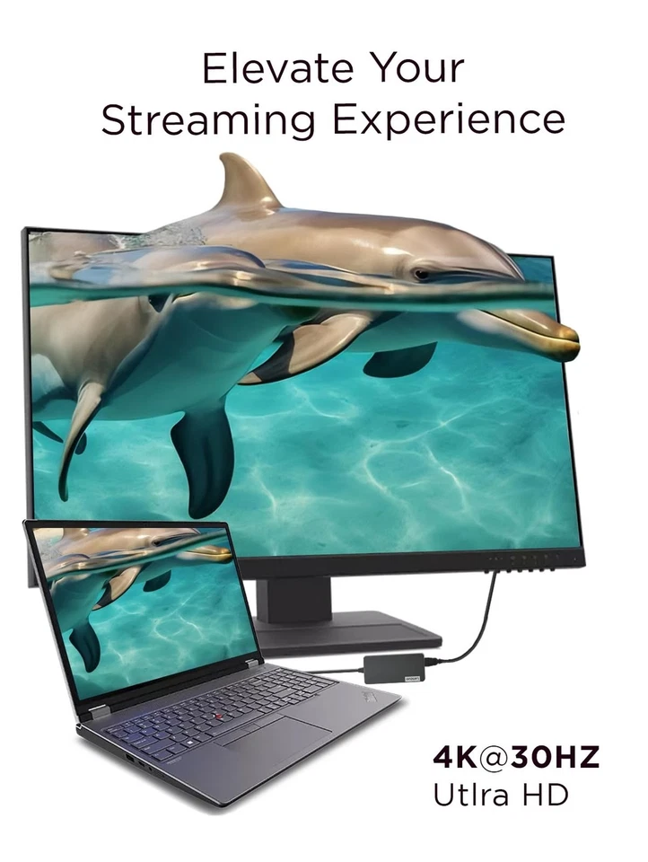 Lenovo – USB-C 7-in-1 Hub – Computer Networking Laptop Accessory  - Image 3 of 4