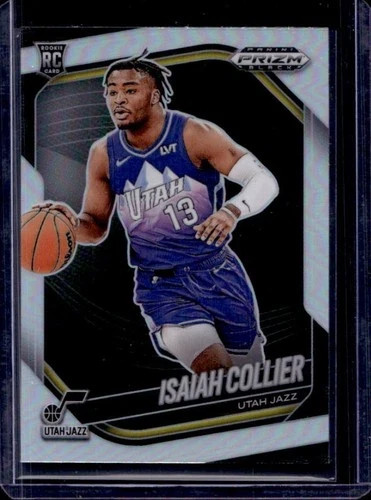 2024-25 Panini Prizm Black Isaiah Collier RC Silver Prizm Rookie #32 Jazz!