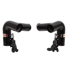 Corsa Boat Exhaust Diverters 62368 | Crownline Stainless (Set of 2)