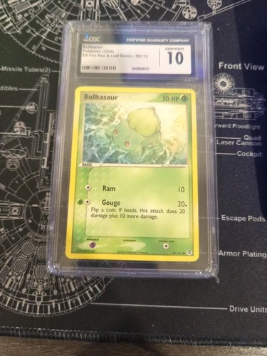 Bulbasaur EX Fire Red &BLeaf Green  55/112 CGC 10