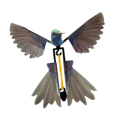 Tragbarer fliegender Vogel Spielzeug Party Gastgeschenk Lesezeichen Kolibri Flugspiel Gummi