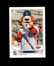 2022 Topps Opening Day MASCOT PAWS! DETROIT TIGERS! 