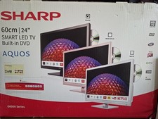 Sharp Aquos 24" Smart LED HD TV/DVD, LC-24DHG6001KF