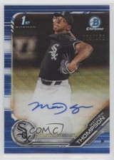 2019 Bowman Draft Chrome Pick Blue Wave Refractor 69/150 Matt Thompson Auto 04lr