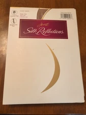 NEW Hanes Silk Reflections Reinforced Toe Control Top Cafe Au Lait 718 CD Sheer