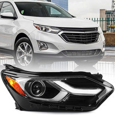Xenon/Hid Headlight Compatible with Chevy Equinox 2018 2019 2020 2021 LED DRL Pr