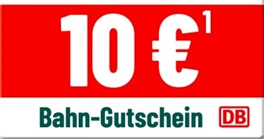 DB Deutsche Bahn Gutschein 10 Euro Gutschein Coupon ** 24/ 7 ** BLITZVERSAND **