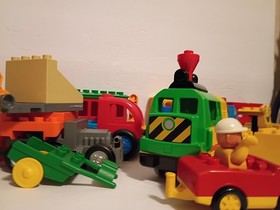 LEGO DUPLO LOT : Deluxe Electronic Train Construction Car Truck Vehicle Playset 