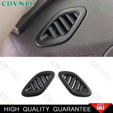 Para Chevy Trax 2023-2026 Negro Mate Salpicadero Salida Lateral Ventilación Cubiertas Borde 2 Piezas