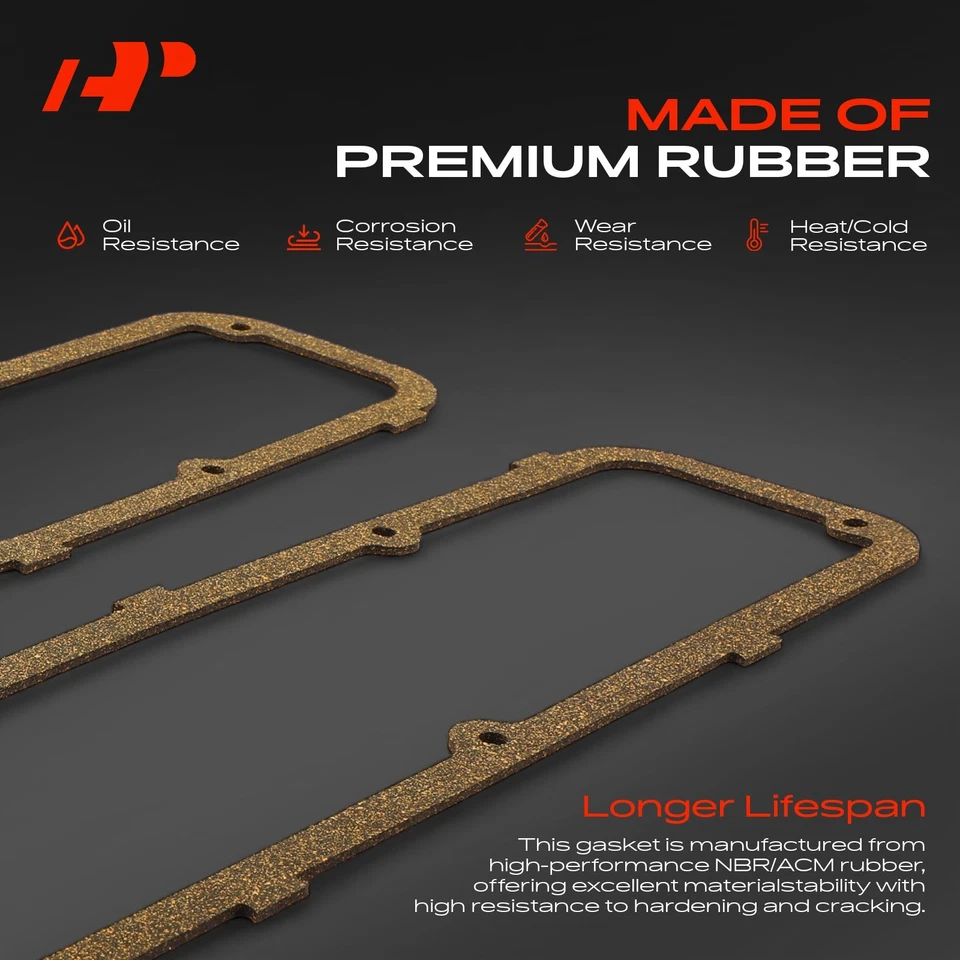 A-Premium Engine Valve Cover Gasket Set for Ford F-100 1957-1976 F-150 1975-1976 - Image 3 of 4